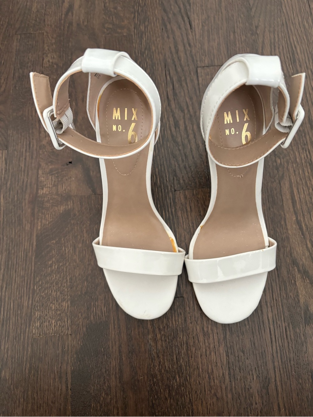 Lole White Ankle-Strap High Heel Sandals - Picture 3 of 5